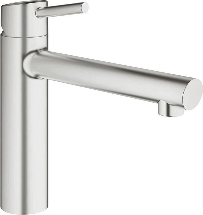 Grohe Concetto mittelhoher Auslauf Mousseur supersteel