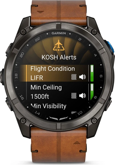 Garmin D2 Mach 2 chestnut leather