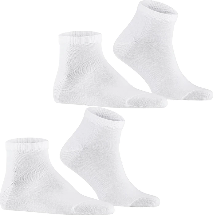 Falke Happy Socken weiß, 2 Paare (Herren)