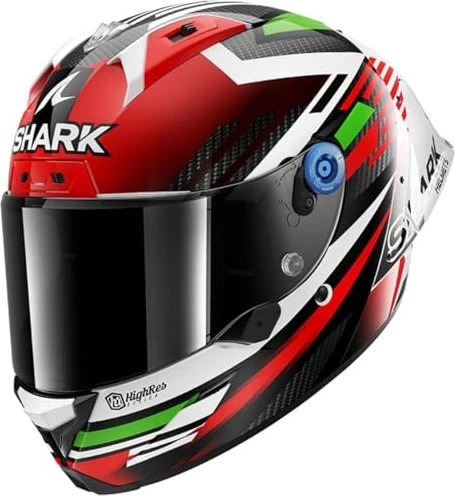 Shark Aeron GP FIM Racing #1 Firstlap Carbon weiß/rot/grün