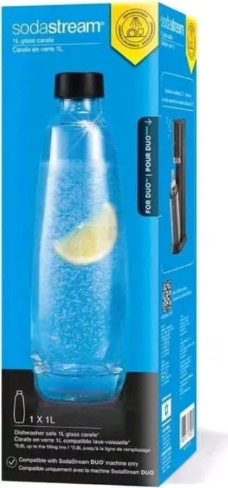 SodaStream Glaskaraffe Sodaflasche für Duo 1l