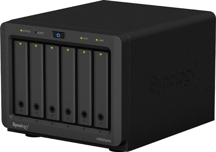 Synology DiskStation DS620slim, 2GB RAM, 2x RJ-45 1000Base-T, 2x USB-A 3.0