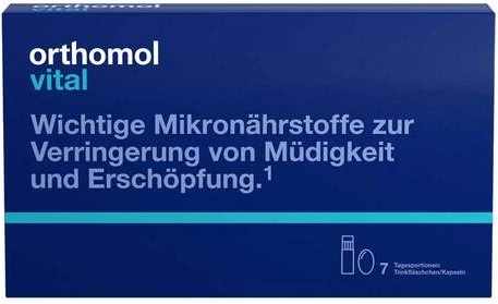 Orthomol vital Trinkfläschchen + Kapseln Kombipackung, 7 Stück