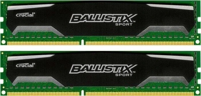 Crucial Ballistix Sport UDIMM 8GB Kit, DDR3-1333, CL9