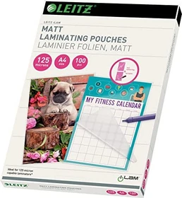 Leitz Laminierfolien, A4, 2x 125µm, matt, 100 Stück