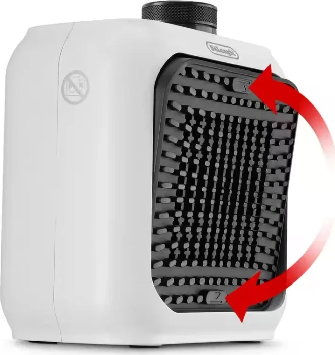 DeLonghi HFXR12C03.WG Capsule Keramik-Heizlüfter