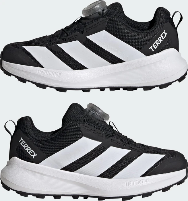 adidas Terrex Agravic BOA core black/cloud white/semi impact orange (Junior)