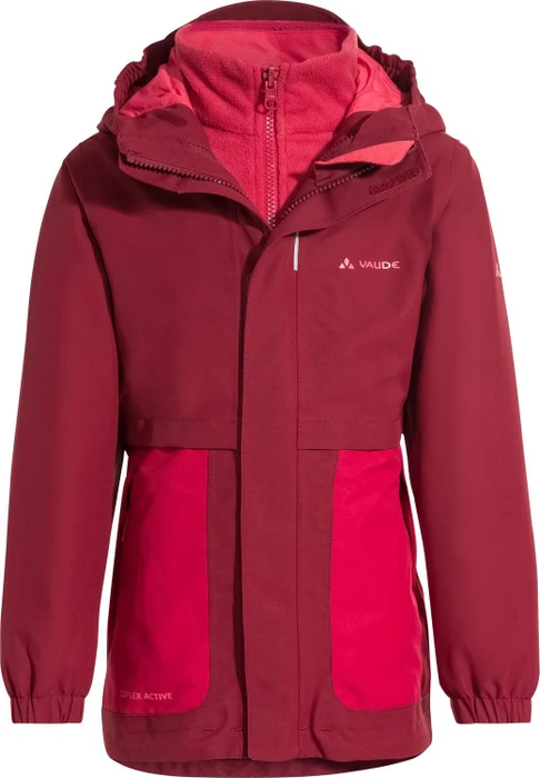 Vaude Campfire 3in1 Girls Funktionsjacke salsa (Junior)