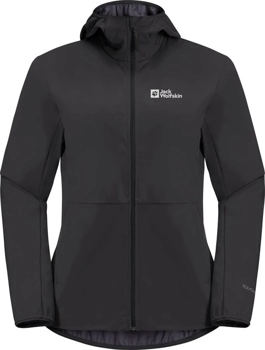Jack Wolfskin Feldberg Hoody Funktionsjacke schwarz (Damen)