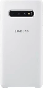 Samsung Silicone Cover für Galaxy S10+ weiß