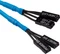 Corsair Frontpanel Verlängerung 30cm, sleeved, blau Vorschaubild