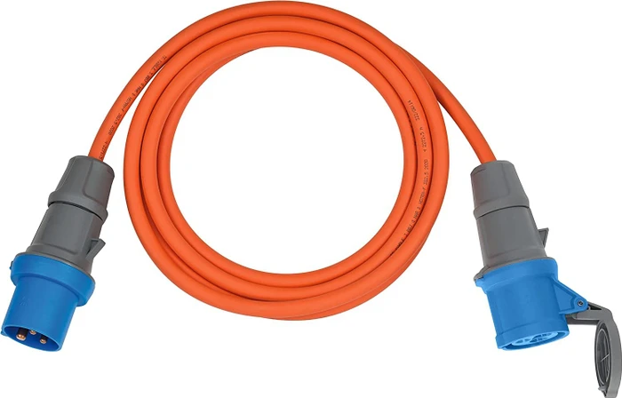 Brennenstuhl CEE Camping-Verlängerungskabel IP44 orange, 5m