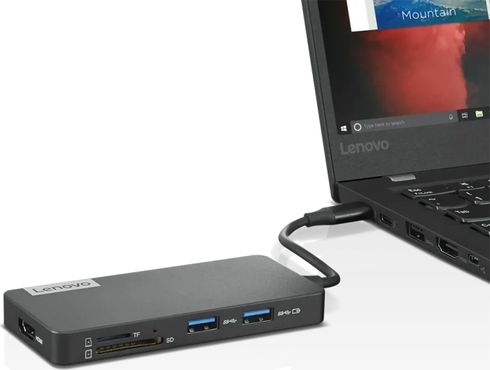 Lenovo USB-C 7-in-1 Hub, USB-C 3.0 [Stecker]