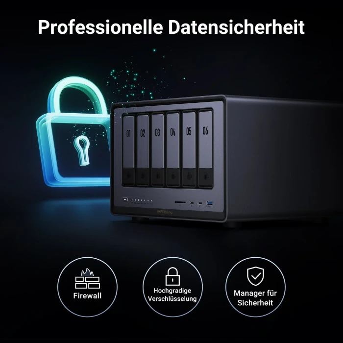 Ugreen NASync DXP6800 Pro 8TB, 8GB RAM, 2x RJ-45 10GBase-T, 2x Thunderbolt 4 / USB4