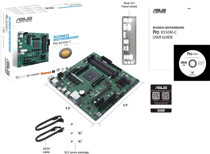 ASUS Pro B550M-C/CSM (AMD AM4)