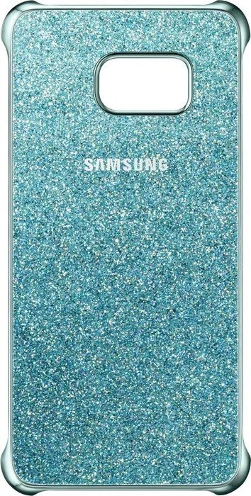 Samsung EF-XG928CL Glitter Cover für Galaxy S6 Edge+ blau