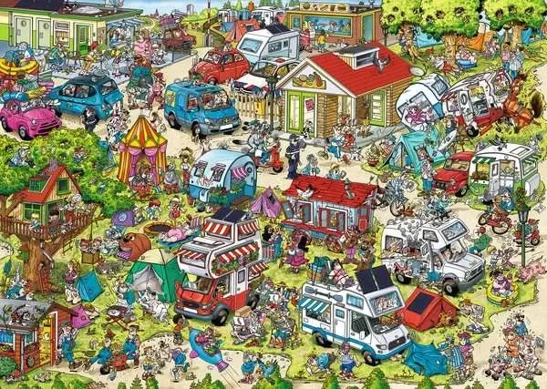 Ravensburger Puzzle Holiday Resort 1 The Campsite