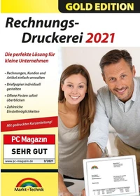 Markt+Technik Rechnungsdruckerei 2021 - Gold Edition, ESD (deutsch) (PC) (74550)