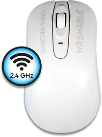 Man & Machine C Mouse washable wireless, weiß, USB (CM/WI/W5)