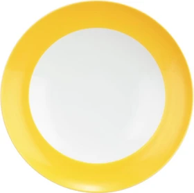 Seltmann Weiden Liberty pure colors Suppenteller 23, 23.6cm yellow glow
