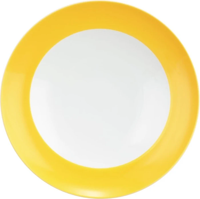 Seltmann Weiden Liberty pure colors Suppenteller 23, 23.6cm yellow glow