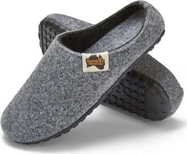 Gumbies Outback Slipper grey charcoal