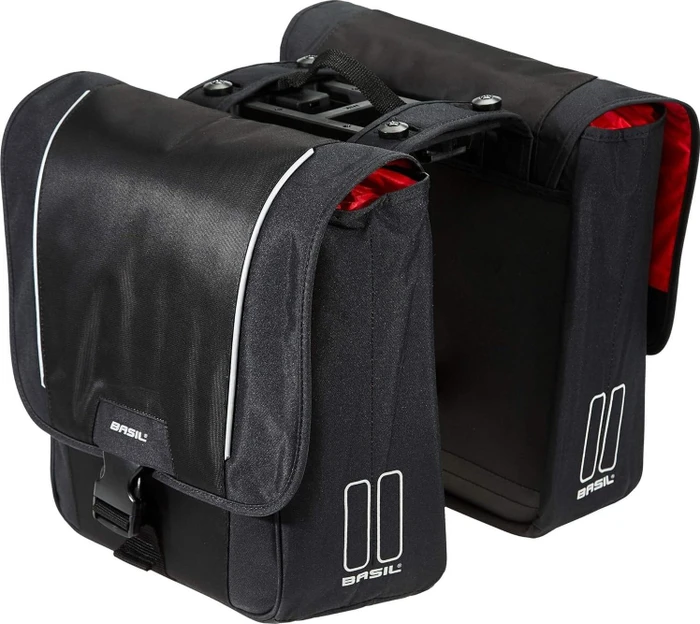 Basil Sport Design MIK Doppeltasche Gepäcktasche schwarz