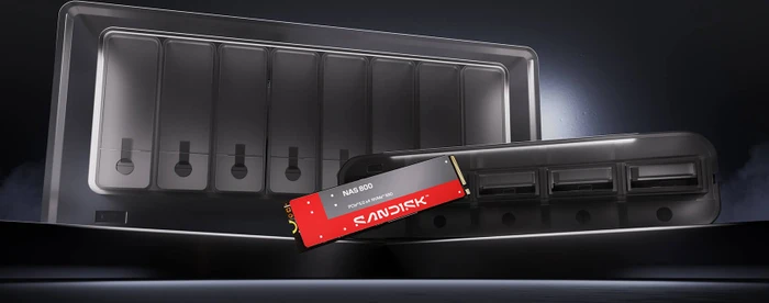 SanDisk NAS 800 NVMe SSD 7.68TB, M.2 2280 / M-Key / PCIe 5.0 x4