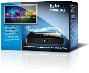 Fantec S3600 Web Media Player, Gb LAN
