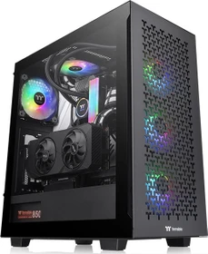 Thermaltake V350 TG ARGB Air, schwarz, Glasfenster (CA-1S3-00M1WN-03)