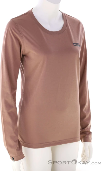 ION Bike Tee Logo DR LS Trikot langarm evil amber (Damen)