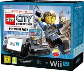 Nintendo Wii U Premium Pack - 32GB LEGO City: Undercover Bundle schwarz