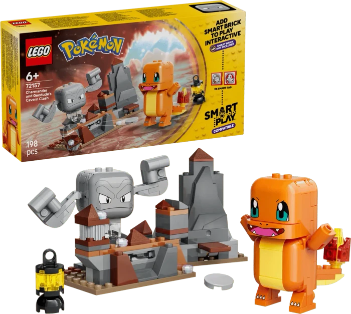 LEGO Pokémon SMART Play - Glumandas und Kleinsteins Höhlenduell