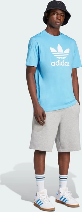 adidas Adicolor Trefoil T-Shirt kurzarm semi blue burst (Herren)