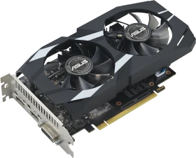 ASUS Dual GeForce GTX 1650 EVO, DUAL-GTX1650-4GD6-P-EVO, 4GB GDDR6, DVI, HDMI, DP