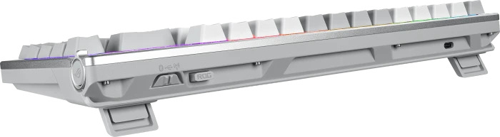 ASUS ROG Azoth White Wireless Gaming Keyboard, PBT, hot-swap, ROG NX SNOW, USB/Bluetooth, DE