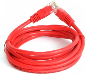 EFB Elektronik PVC CCA Patchkabel, Cat5e, U/UTP, RJ-45/RJ-45, 3m, rot