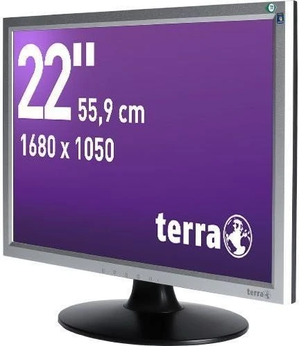 Wortmann Terra LED 2230W, silber/schwarz, 22"