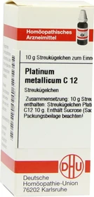 DHU Platinum Metallicum C12 Globuli, 10g