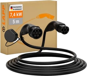 Lapp Mobility Helix Ladekabel Typ 2 schwarz, 7.4kW, 5m