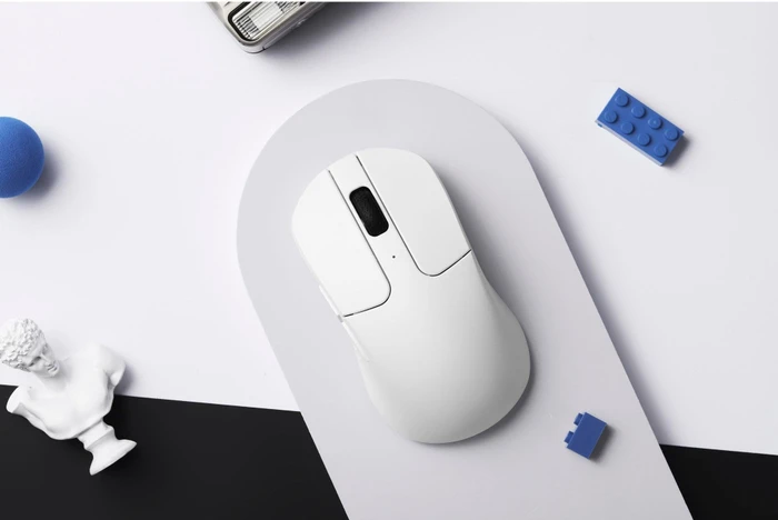 Keychron M3 mini 4K Wireless Mouse weiß, USB/Bluetooth