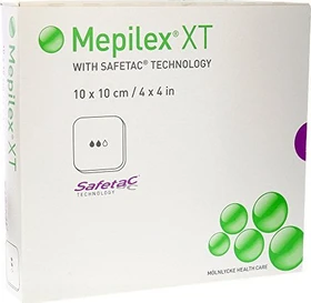 Mölnlycke Mepilex XT Schaumverband, 10 x 10cm, 5 Stück