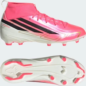 adidas F50 Hyperfast League Mid FG solar turbo/core black/gold metallic (Junior)