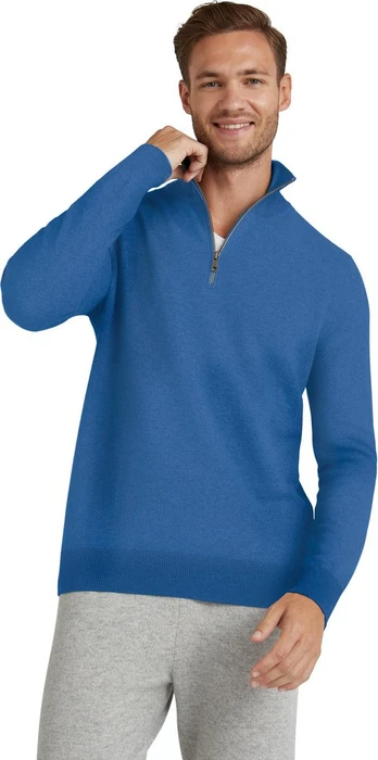 Falke Luxury Troyer Pullover cornflower blue (Herren)