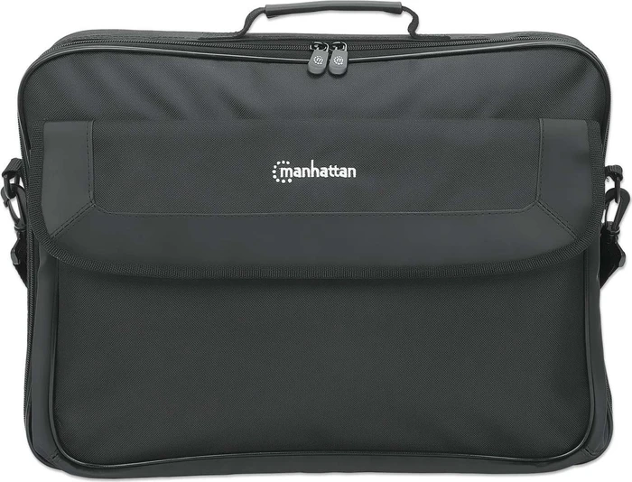 Manhattan Cambridge Clamshell 17.3" Notebooktasche schwarz