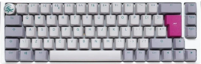 Ducky One 3, Mist Grey, SF, PBT, LEDs RGB, MX RGB ERGO CLEAR, USB, UK