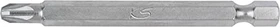 KS Tools Classic Pozidriv Bit 1/4", PZ1x75mm, 1 Stück