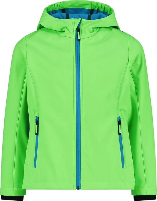 CMP Softshell Melange Fix Hood Funktionsjacke mela fluo (Junior)