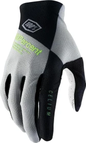 100% Celium Fahrradhandschuhe vapor/lime