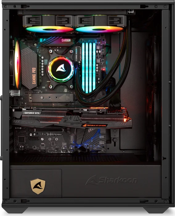 Sharkoon VK2 RGB, Glasfenster